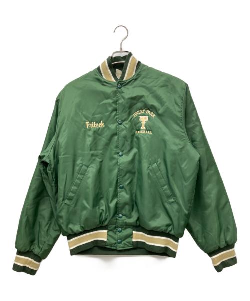 sportstation（スポーツステーション）sportstation (スポーツステーション) ナイロンブルゾン グリーン サイズ:Lの古着・服飾アイテム