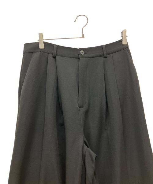 ellno loset（エルノロゼット）ellno loset (エルノロゼット) ワイドパンツ ブラック サイズ:Lの古着・服飾アイテム