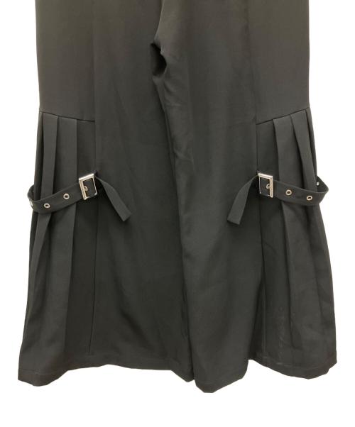 ellno loset（エルノロゼット）ellno loset (エルノロゼット) ワイドパンツ ブラック サイズ:Lの古着・服飾アイテム