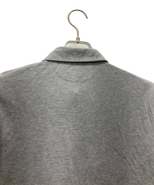 BRUNELLO CUCINELLI（ブルネロクチネリ）BRUNELLO CUCINELLI (ブルネロクチネリ) 長袖ポロシャツ グレー サイズ:Mの古着・服飾アイテム