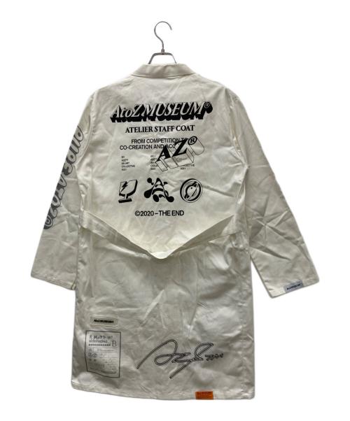 bodysong.（ボディソング）bodysong. (ボディソング) A2Z™ (エートゥージー) STAF COAT ホワイト サイズ:Sの古着・服飾アイテム
