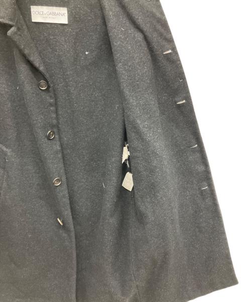 DOLCE & GABBANA（ドルチェ＆ガッバーナ）DOLCE & GABBANA (ドルチェ＆ガッバーナ) シングルコート ブラック サイズ:44の古着・服飾アイテム