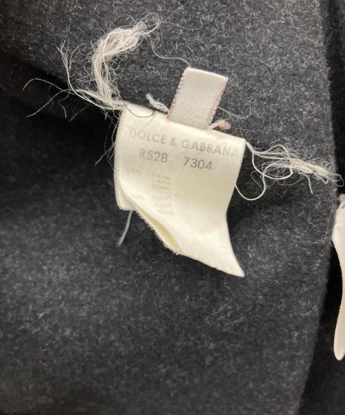 DOLCE & GABBANA（ドルチェ＆ガッバーナ）DOLCE & GABBANA (ドルチェ＆ガッバーナ) シングルコート ブラック サイズ:44の古着・服飾アイテム