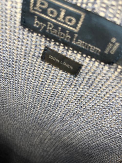 POLO RALPH LAUREN（ポロ・ラルフローレン）POLO RALPH LAUREN (ポロ・ラルフローレン) 90sリネンニット ブルー サイズ:Mの古着・服飾アイテム