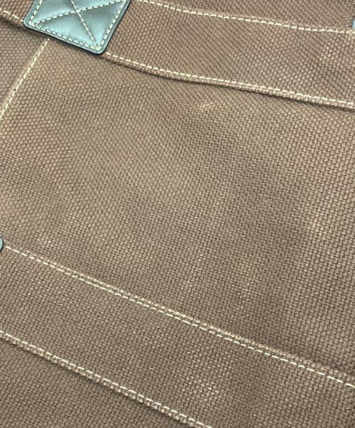 PAUL SMITH（ポールスミス）PAUL SMITH (ポールスミス) ハンドバッグ ブラウン×パープルの古着・服飾アイテム