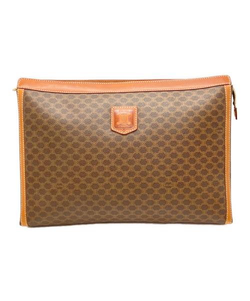 CELINE（セリーヌ）CELINE (セリーヌ) クラッチバッグ ブラウンの古着・服飾アイテム