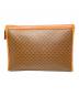 CELINE (セリーヌ) クラッチバッグ ブラウン：10000円