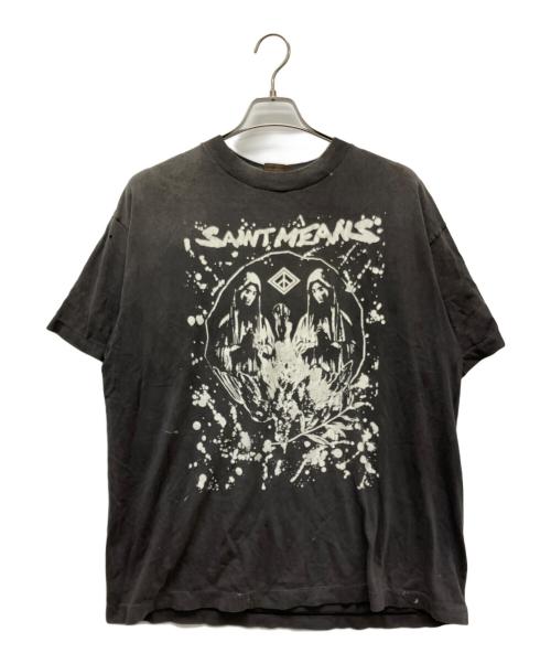 SAINT MICHAEL（セントマイケル）SAINT MICHAEL (セントマイケル) blackmeans (ブラックミーンズ) 半袖Tシャツ グレー サイズ:Lの古着・服飾アイテム