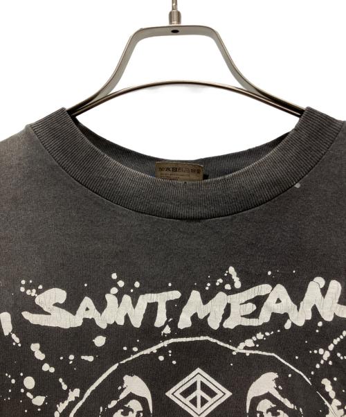 SAINT MICHAEL（セントマイケル）SAINT MICHAEL (セントマイケル) blackmeans (ブラックミーンズ) 半袖Tシャツ グレー サイズ:Lの古着・服飾アイテム