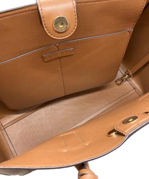 MICHAEL KORS（マイケルコース）MICHAEL KORS (マイケルコース) トートバッグ ブラウンの古着・服飾アイテム