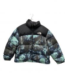 THE NORTH FACE（ザ ノース フェイス）の古着「ダウンジャケット」｜ブラック×グリーン