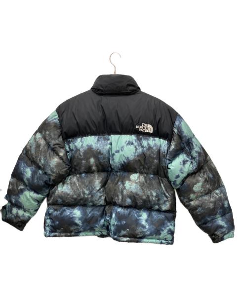 THE NORTH FACE（ザ ノース フェイス）THE NORTH FACE (ザ ノース フェイス) ダウンジャケット ブラック×グリーン サイズ:XXLの古着・服飾アイテム