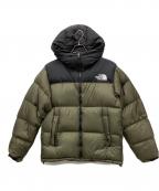 THE NORTH FACEザ ノース フェイス）の古着「ヌプシフーディ」｜グリーン×ブラック