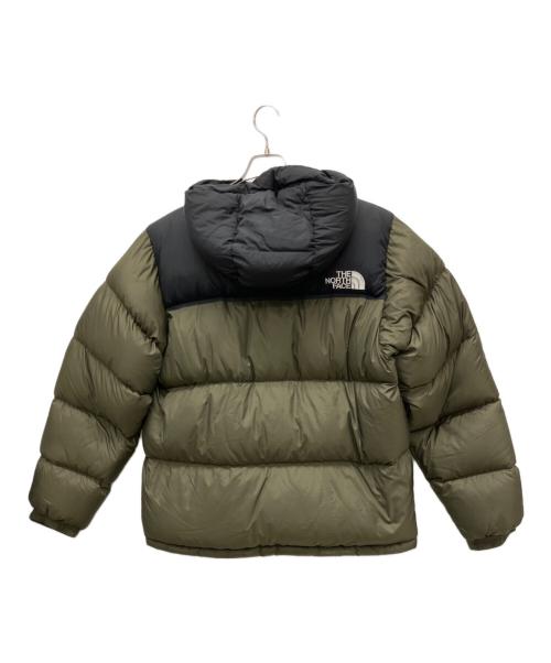 THE NORTH FACE（ザ ノース フェイス）THE NORTH FACE (ザ ノース フェイス) ヌプシフーディ グリーン×ブラック サイズ:XXLの古着・服飾アイテム