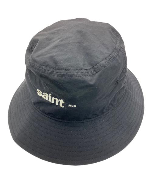 SAINT MICHAEL（セントマイケル）SAINT MICHAEL (セントマイケル) 25SS SAINT BUCKET HAT ブラック サイズ:OSの古着・服飾アイテム