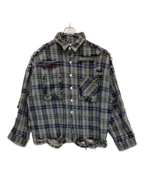 DANKE SCHON（ダンケ シェーン）DANKE SCHON (ダンケ シェーン) 長袖シャツ グレー サイズ:Lの古着・服飾アイテム