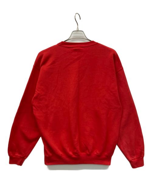 DISNEY（ディズニー）DISNEY (ディズニー) ヴィンテージクルーネックスウェット レッド サイズ:Lの古着・服飾アイテム