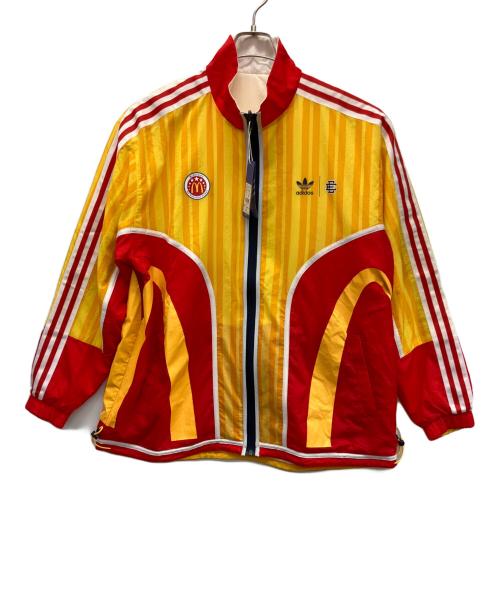 adidas（アディダス）adidas (アディダス) Eric Emanuel×McDonald's ナイロンジャケット イエローレッド・ベージュ サイズ:O 未使用品の古着・服飾アイテム
