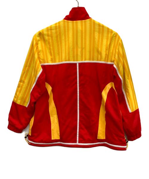 adidas（アディダス）adidas (アディダス) Eric Emanuel×McDonald's ナイロンジャケット イエローレッド・ベージュ サイズ:O 未使用品の古着・服飾アイテム