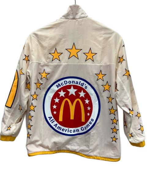 adidas（アディダス）adidas (アディダス) Eric Emanuel×McDonald's ナイロンジャケット イエローレッド・ベージュ サイズ:O 未使用品の古着・服飾アイテム