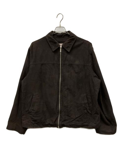 Calvin Klein（カルバンクライン）Calvin Klein (カルバンクライン) スイングトップ ブラウン サイズ:Lの古着・服飾アイテム