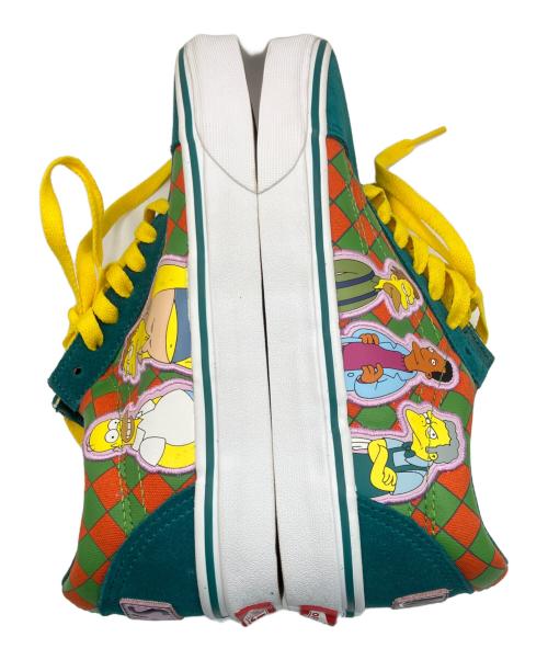 VANS（ヴァンズ）VANS (ヴァンズ) THE SIMPSONS (ザ シンプソンズ) ローカットスニーカー グリーン×マルチカラー サイズ:24cmの古着・服飾アイテム