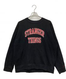 LEVI'S×STRANGER THINGS（リーバイス×ストレンジャーシングス）の古着「スウェット」｜ブラック