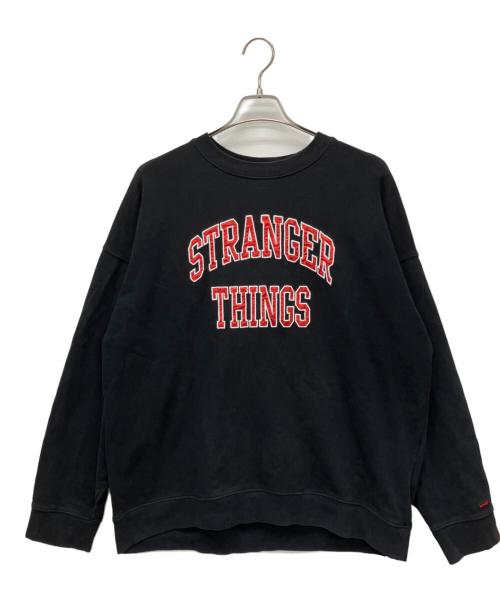 LEVI'S（リーバイス）LEVI'S (リーバイス) STRANGER THINGS (ストレンジャーシングス) スウェット ブラック サイズ:Ｍの古着・服飾アイテム