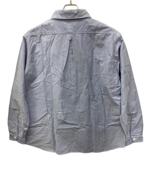 DANTON（ダントン）DANTON (ダントン) ラウンドカラーシャツ ブルー サイズ:44の古着・服飾アイテム