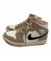 NIKE (ナイキ) ハイカットスニーカー ベージュ×ホワイト サイズ:24.5：7000円