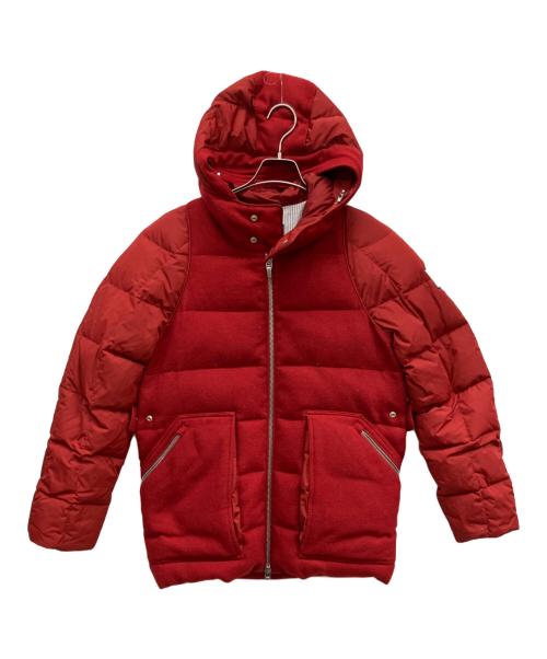 MONCLER（モンクレール）MONCLER (モンクレール) ダウンジャケット レッド サイズ:Sの古着・服飾アイテム