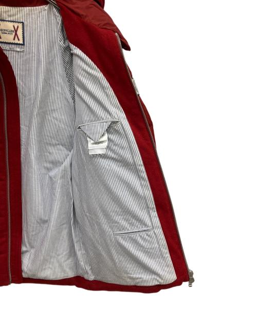 MONCLER（モンクレール）MONCLER (モンクレール) ダウンジャケット レッド サイズ:Sの古着・服飾アイテム