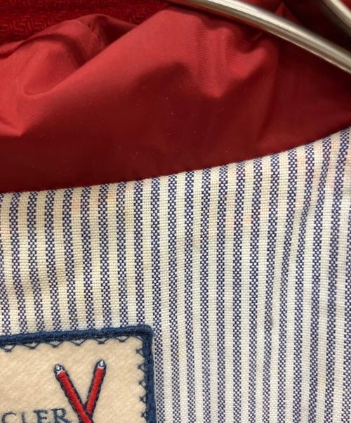 MONCLER（モンクレール）MONCLER (モンクレール) ダウンジャケット レッド サイズ:Sの古着・服飾アイテム
