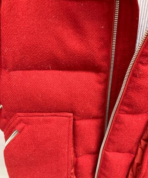 MONCLER（モンクレール）MONCLER (モンクレール) ダウンジャケット レッド サイズ:Sの古着・服飾アイテム