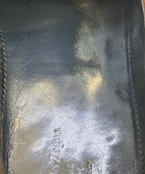 ERMENEGILDO ZEGNA（エルメネジルド・ゼニア）ERMENEGILDO ZEGNA (エルメネジルド・ゼニア) フリンジローファー ブラウン サイズ:6の古着・服飾アイテム
