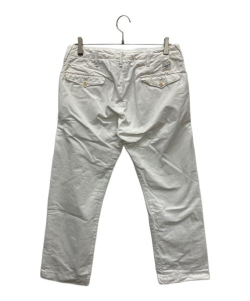 RRL（ダブルアールエル）RRL (ダブルアールエル) ボタンフライパンツ ホワイト サイズ:W31の古着・服飾アイテム