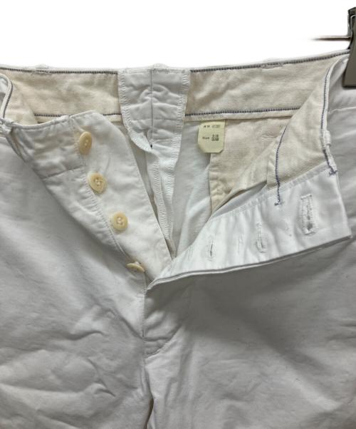 RRL（ダブルアールエル）RRL (ダブルアールエル) ボタンフライパンツ ホワイト サイズ:W31の古着・服飾アイテム