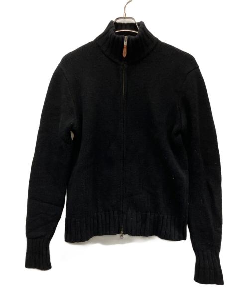 POLO RALPH LAUREN（ポロ・ラルフローレン）POLO RALPH LAUREN (ポロ・ラルフローレン) ニットジャケット ブラック サイズ:Mの古着・服飾アイテム