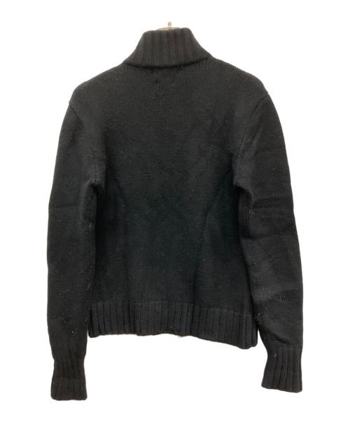 POLO RALPH LAUREN（ポロ・ラルフローレン）POLO RALPH LAUREN (ポロ・ラルフローレン) ニットジャケット ブラック サイズ:Mの古着・服飾アイテム