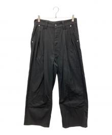 jieda（ジエダ）の古着「TWO TUCK SLACKS」｜ブラック