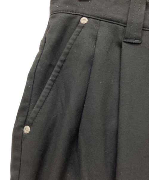 jieda（ジエダ）jieda (ジエダ) TWO TUCK SLACKS ブラック サイズ:2の古着・服飾アイテム