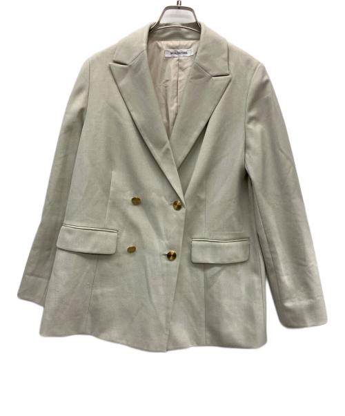 NATURAL BEAUTY BASIC（ナチュラルビューティーベーシック）NATURAL BEAUTY BASIC (ナチュラルビューティーベーシック) ダブルブレストボクシージャケット ベージュ サイズ:Sの古着・服飾アイテム