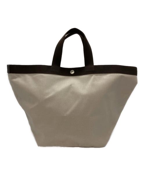 Herve Chapelier（エルベシャプリエ）Herve Chapelier (エルベシャプリエ) ハンドバッグ ベージュ×ブラウンの古着・服飾アイテム