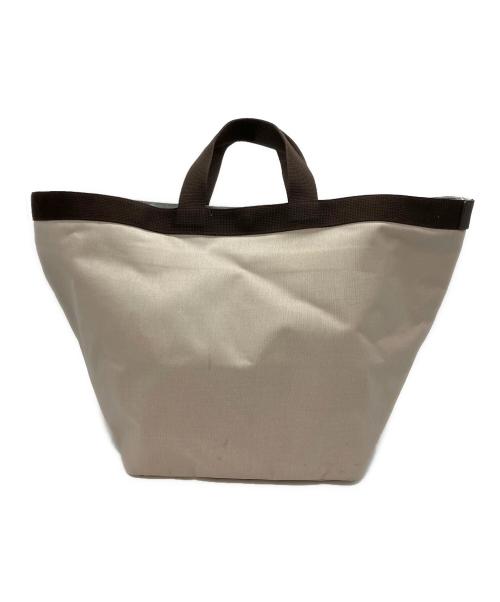 Herve Chapelier（エルベシャプリエ）Herve Chapelier (エルベシャプリエ) ハンドバッグ ベージュ×ブラウンの古着・服飾アイテム
