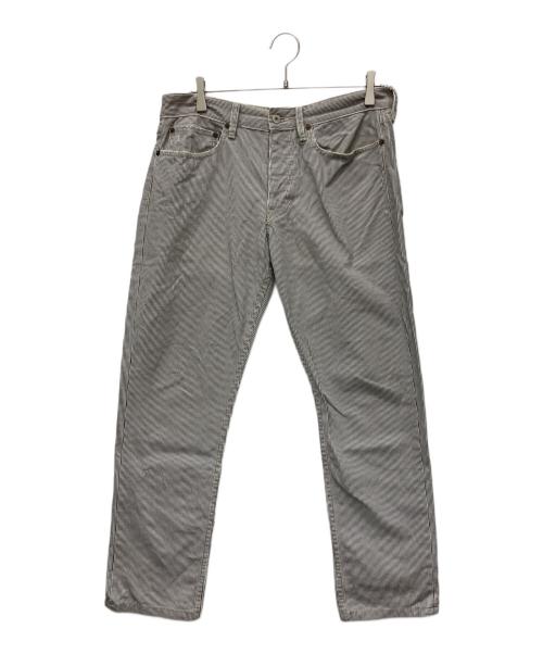 RALPH LAUREN（ラルフローレン）RALPH LAUREN (ラルフローレン) RL67ボタンフライパンツ ブラック×ホワイト サイズ:81cm/W32の古着・服飾アイテム