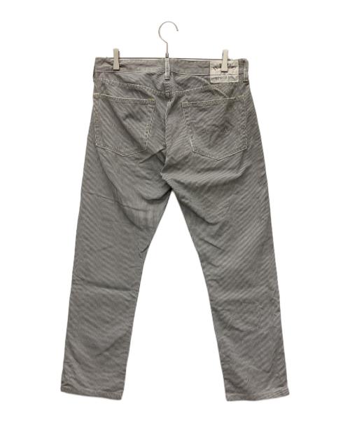 RALPH LAUREN（ラルフローレン）RALPH LAUREN (ラルフローレン) RL67ボタンフライパンツ ブラック×ホワイト サイズ:81cm/W32の古着・服飾アイテム