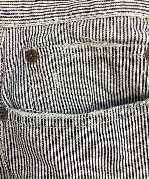 RALPH LAUREN（ラルフローレン）RALPH LAUREN (ラルフローレン) RL67ボタンフライパンツ ブラック×ホワイト サイズ:81cm/W32の古着・服飾アイテム