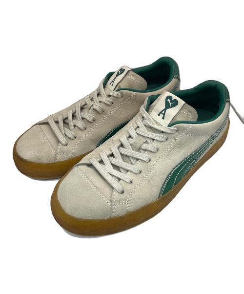PUMA（プーマ）PUMA (プーマ) ami (アミ) ローカットスニーカー ベージュ×グリーン サイズ:28の古着・服飾アイテム