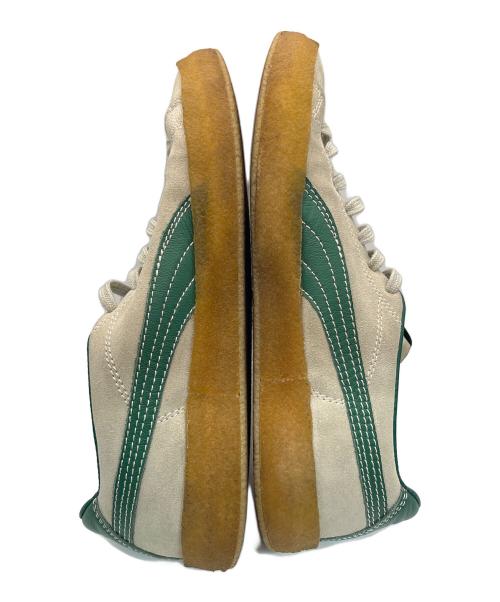PUMA（プーマ）PUMA (プーマ) ami (アミ) ローカットスニーカー ベージュ×グリーン サイズ:28の古着・服飾アイテム
