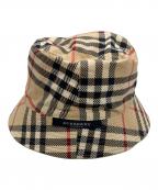 BURBERRY LONDONバーバリーロンドン）の古着「リバーシブルハット」｜ベージュ